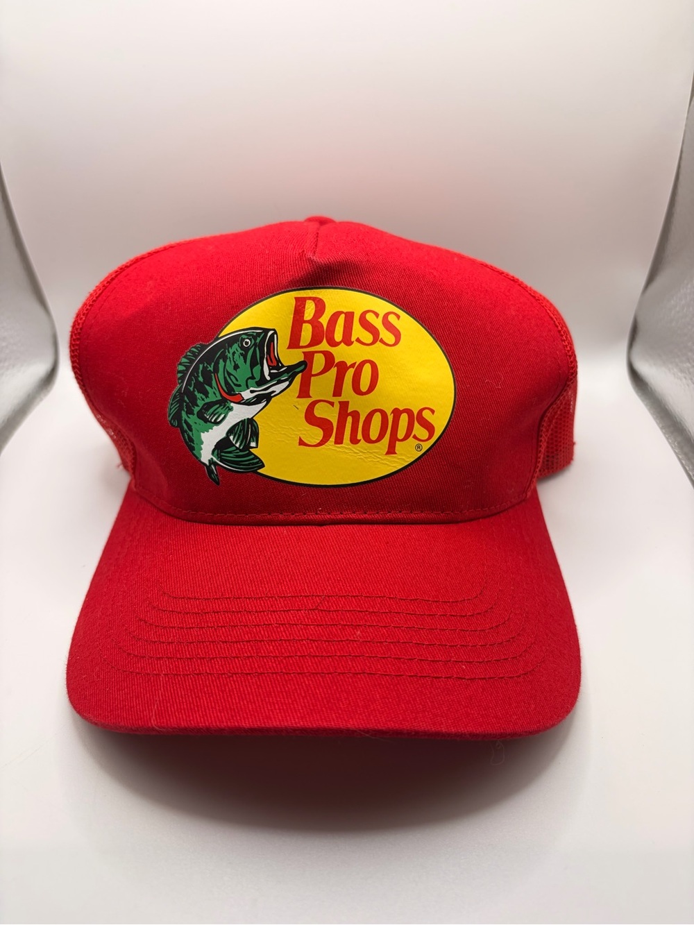 Bass Pro Shops Red & Yellow Bass Logo Cap